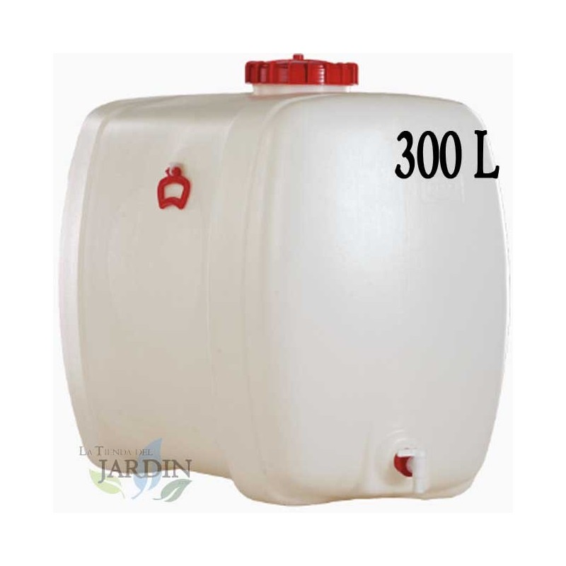 Barril de polietileno de grau alimentício de 300 litros para líquidos e bebidas, 88x61x88 cm Barril de polietileno de grau alimentício de 300 litros para líquidos e bebidas, 88x61x88 cm