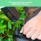 Piquets pour gazon artificiel | Lot de 50 piquets, clous en acier inoxydable galvanisé, piquets de camping