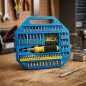 Screwdriver with 101 bits and sockets