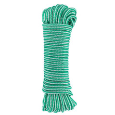 Polypropylene Rope 4mm 10 meters Green | High tenacity cord | Braided cord for Indoor/Outdoor Awnings