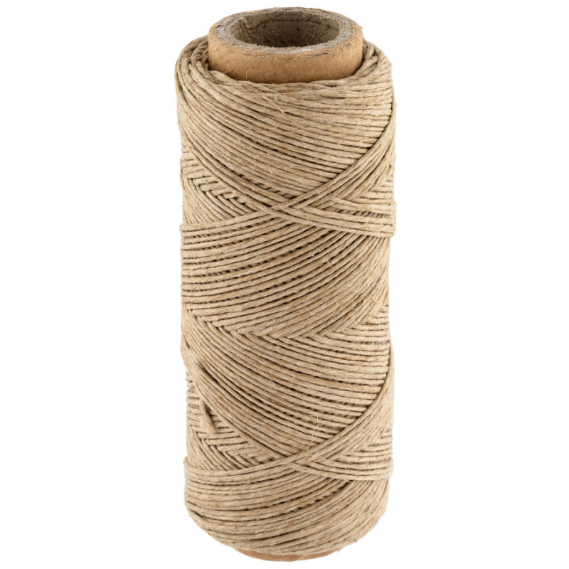 Barbante de juta 0,5 mm 50 g 90 m | Barbante de juta para embalagens, decoração, jardinagem, fotos, presentes e artesanato