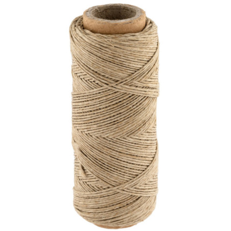 Barbante de juta 0,5 mm 100 g 180 m | Barbante de juta para embalagens, decoração, jardinagem, fotos, presentes e artesanato.