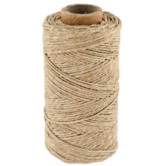 Ficelle de jute 1,5 mm 100 g 100 m | Ficelle de jute pour emballage, décoration, jardinage, photos, cadeaux, loisirs créatifs