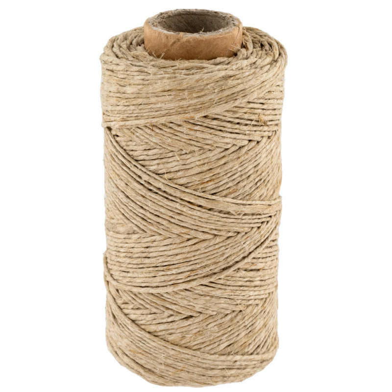 Ficelle de jute 1,5 mm 100 g 100 m | Ficelle de jute pour emballage, décoration, jardinage, photos, cadeaux, loisirs créatifs