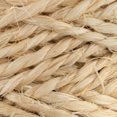 Corda de sisal de 3 mm, 48 m | Corda de juta para embalagens, decoração, jardinagem, fotos, presentes e artesanato.