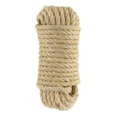 Corde en sisal câblée 8 mm x 10 m | Corde en jute pour emballage, décoration, jardinage, photos, cadeaux, loisirs créatifs