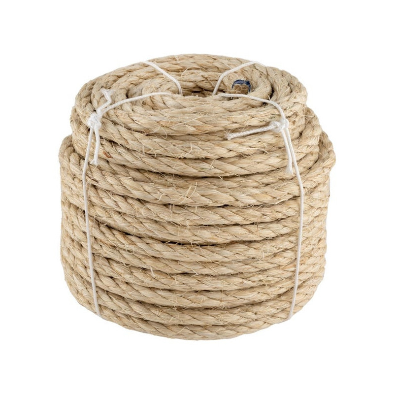8mm 25m Wired Sisal Rope | Jute Rope for Packaging, Decoration, Gardening, Photos, Gifts, Crafts
