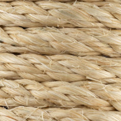 Corda de sisal aramada de 10 mm x 10 m | Corda de juta para embalagens, decoração, jardinagem, fotos, presentes e artesanato.