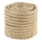 Corda de sisal aramada de 12 mm x 15 m | Corda de juta para embalagens, decoração, jardinagem, fotos, presentes e artesanato.