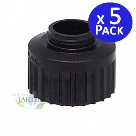 Adaptateur de buse d'irrigation 1/2". 5 unités