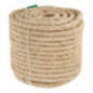 Corda di sisal con filo metallico da 12 mm x 25 m | Corda di iuta per imballaggio, decorazione, giardinaggio, foto, regali, arti