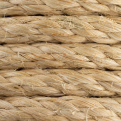 Corde en sisal câblée 12 mm x 25 m | Corde en jute pour emballage, décoration, jardinage, photos, cadeaux, loisirs créatifs