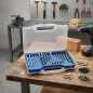 170-Piece Assorted Drill Bit and Plug Set | Complete Drill Set | Fixing and Drilling Kit