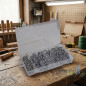Set mit 151 offenen und geschlossenen Ösen | Befestigungsset | Heimwerkerzubehör