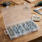 Set mit 151 offenen und geschlossenen Ösen | Befestigungsset | Heimwerkerzubehör