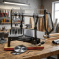 Metal Miter Saw with 55cm Guide | Saw for Precise Metal Cutting | Workshop Tool Metal Miter Saw with 55cm Guide | Saw for Precise Metal Cutting | Workshop Tool