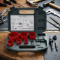 Bi-Metal Hole Saw Set 22-64 mm | Hole Saw Set for Metal and Wood | Cutting Tools Bi-Metal Hole Saw Set 22-64 mm | Hole Saw Set for Metal and Wood | Cutting Tools