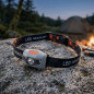 1 LED-Stirnlampe, 140 Lumen | 360 Min. Akkulaufzeit | Stirnlampe für Camping und Trekking