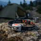 1 LED-Stirnlampe, 140 Lumen | 360 Min. Akkulaufzeit | Stirnlampe für Camping und Trekking