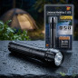 3-LED-Metalltaschenlampe, regendicht | Wasserdichte, tragbare Outdoor-Lampe