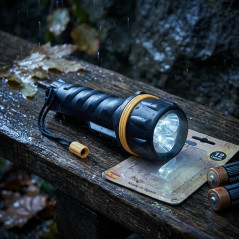 Lanterna de plástico à prova de chuva com 3 LEDs | Luz portátil e impermeável para uso externo