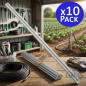 Pack 10 Varilla metálica 8mm, longitud 1,2 metros