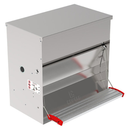 SAFE-FEED Duck Hopper Feeder 30 kg 50 L | 50x42x50 cm | Farm Animal Feed | Outdoor Use