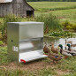 SAFE-FEED Duck Hopper Feeder 30 kg 50 L | 50x42x50 cm | Farm Animal Feed | Outdoor Use