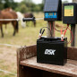Bateria recarregável de 12V 17Ah | Bateria AGM selada para equipamentos elétricos | Bateria para energizadores de cerca elétrica