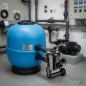 1 1/2" pool treatment filter kit with selector valve included, model to choose