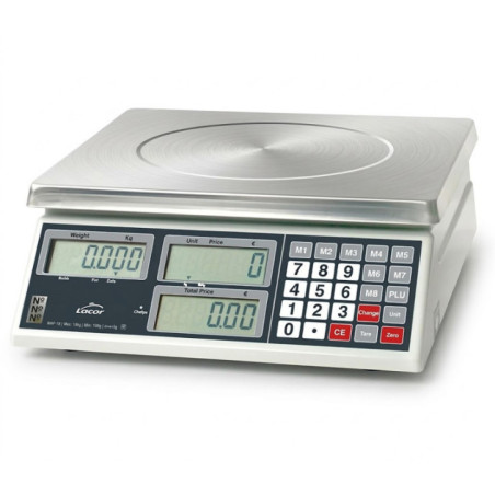 Balance de cuisine 15 kg | Balance de cuisine électronique professionnelle | Balance de cuisine en acier inoxydable | Balance al