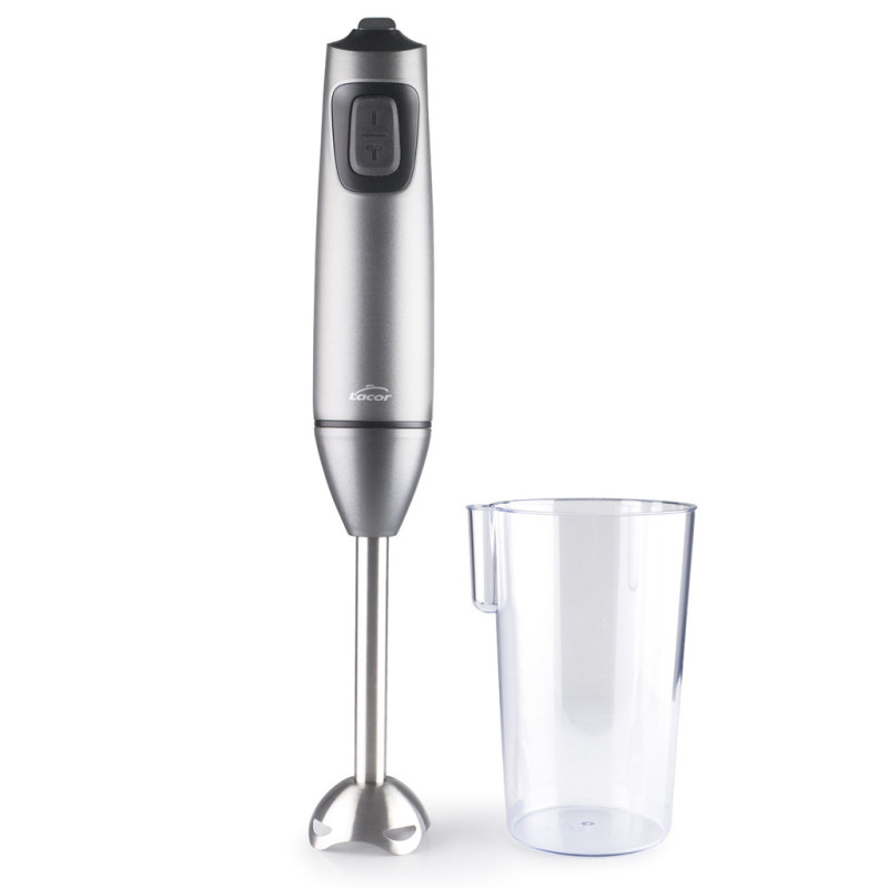 Frullatore a immersione Lacor con tazza | Frullatore a immersione | 4 lame in acciaio inox | Ideale per tritare, macinare e mont