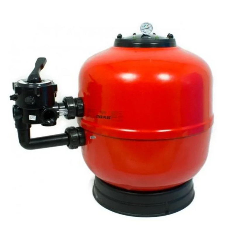 Star-Plus 750mm Sand Filter for Swimming Pools with 2" Side Valve | Monobloc Filter with 22 m3/hour Capacity for Professional Sw Star-Plus 750mm Sand Filter for Swimming Pools with 2" Side Valve | Monobloc Filter with 22 m3/hour Capacity for Professional Sw
