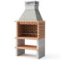 Barbecue in mattoni Calpe 120x70x250 cm con griglia 104x55 cm | Barbecue in cemento e mattoni per giardino Barbecue in mattoni Calpe 120x70x250 cm con griglia 104x55 cm | Barbecue in cemento e mattoni per giardino