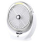 Portable Fan with LED Light | 6" Rechargeable Fan | 180° Adjustable Tilt | 23.8 x 20.5cm | USB Type-C Charging