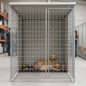 Frente de Malla 3x10cm con Puerta para Boxes de Cachorros 200x185 cm | Perrera Canina Eco Frente de Malla 3x10cm con Puerta para Boxes de Cachorros 200x185 cm | Perrera Canina Eco