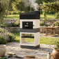 Kitaway Otte BBQ Oven 84x63x206 cm | Forno da esterno con isolamento professionale e manometro