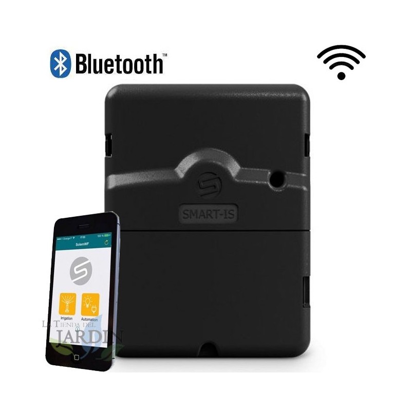 Programmateur d'arrosage SMART-IS4 Bluetooth et Wifi Solem électrique, 4 zones d'arrosage