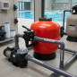Filtro de areia Star-Plus de 350 mm para piscinas com válvula lateral de 1 1/2" | Filtro monobloco com capacidade de 5 m³/hora p
