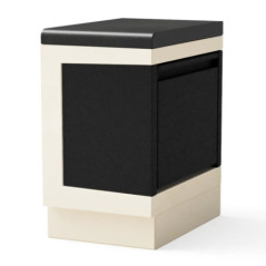 Kitaway Modulo per rifiuti da barbecue 63x42x85 cm | Base in cemento per barbecue da incasso da esterno