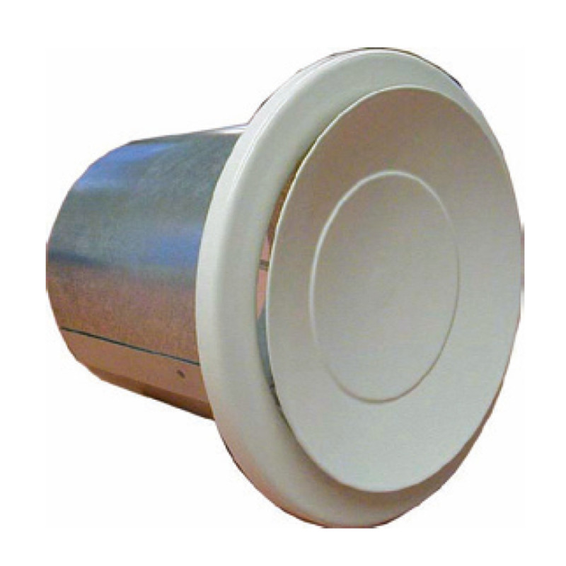 Saída de ar quente ajustável Ø125 mm | Difusor ajustável para dutos de aquecimento, lareiras e fogões