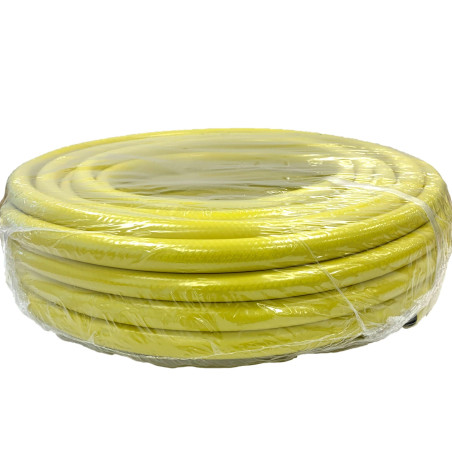 19mm x 50m Yellow Garden Hose | 3/4" 8 Bar | Reinforced Irrigation Hose | Gardening Hose