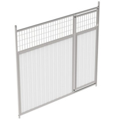 Frente Mixto Boxes Perros 200x185 cm con Puerta | Perrera Canina