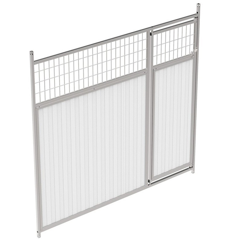Cages mixtes pour chiens avec porte frontale 200x185 cm | Niche pour chien Cages mixtes pour chiens avec porte frontale 200x185 cm | Niche pour chien