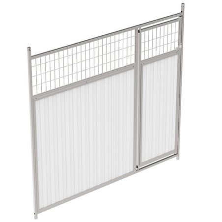 Cages mixtes pour chiens avec porte frontale 200x185 cm | Niche pour chien
