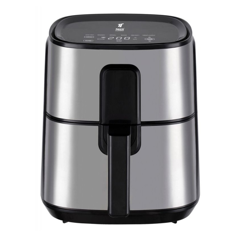 6 Liter Air Fryer | 1500W Programmable Air Fryer with Timer | Oil-Free Fryer with Touch Panel