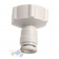 Adaptador de torneira fêmea de 3/4" para tubo de 3/8", acessório para sistemas de nebulização Adaptador de torneira fêmea de 3/4" para tubo de 3/8", acessório para sistemas de nebulização