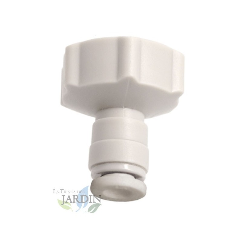 3/4" female tap adapter to 3/8" misting tube