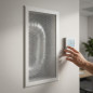 Metal Ventilation Grille with Pre-frame 35x20 cm White | Ventilation and Ducts
