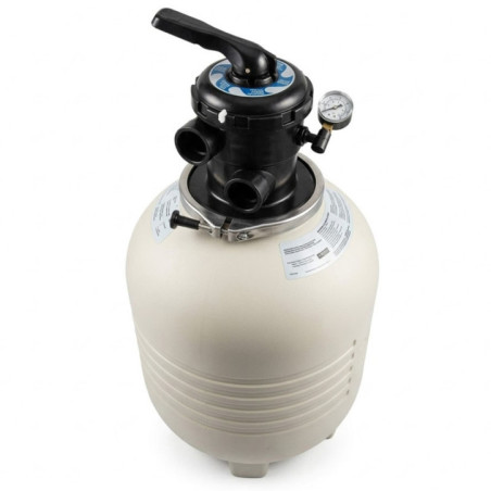 M3000 480mm Sand Filter for Swimming Pools with Top Valve | Monobloc Filter with 9000 l/hour for Residential Swimming Pools